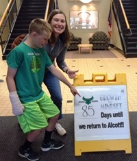 Alcott Students and Staff are Counting the Days until School Starts Again
