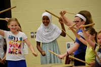 Alcott Students Enriched by Taiko Drumming Experience