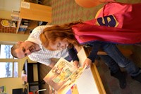 Alcott Hosts Superhero Family Reading Night
