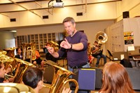 Tony Zilincik Conducts Tuba/Baritone Workshop at Blendon Middle School
