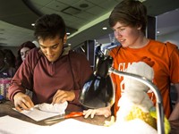 Westerville Central Physics Students Compete in COTC Egg Drop Contest