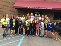 Central and North Girls Soccer Teams Collect 200 Pounds of Cereal for WARM