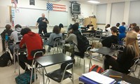 Genoa Police Officer Warns Students about the Dangers of Drug Use