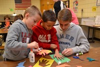 Blendon Honor Students Participate in Craft Club with Pointview Children