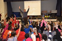 Pointview Pep Rally Encourages Students to “Rock the Test!”