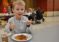 Pancakes are Enjoyed by Alcott Families at Annual Breakfast Gathering