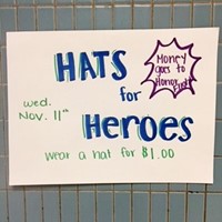 Blendon’s Hats for Heroes Event Raises $426 for Honor Flight Columbus