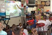 Southern California Geologist Visits Fifth Graders at Fouse Elementary School