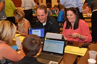 Technology Night at Robert Frost Draws Enthusiastic Crowd of Parents