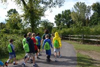 Students hit the trail to explore