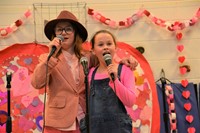 Whittier students perform during the school's "Share the Love" coffee-house-style performances.