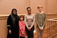 Westerville City School District honorees at the community Martin Luther King, Jr. Breakfast