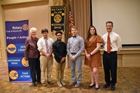 Rotary Club Students of the Month for April