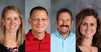Westerville Educators in the Running for 2019 Teacher of the Year; Abby DeChant, Scott Delligatti, Jim Ledford and Caitlyn Maloy. 