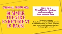 Summer Theatre Enrichment Banner