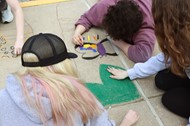 Students create chalk art as part of Westerville Central's Arts Alive Festival 