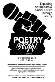 Poetry Night Oct. 1