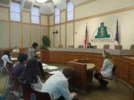 2022 Middle School Mock Trial practice at City of Westerville