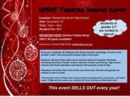 Westerville South Drama Camp 2021