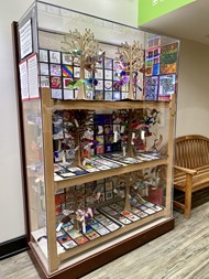 Middle school art exhibit at the Westerville Public Library