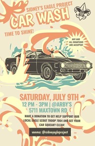 Car Wash Fundraiser poster