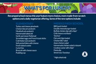 New lunch items for the 2021-22 school year