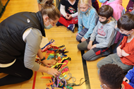 Westerville VFW Post 7783 donates shoelaces for all Hanby students