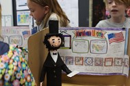 Emerson second-graders create biography dolls