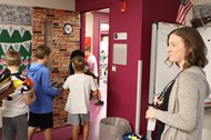 Chelsea Baer's Harry Potter-themed fifth-grade classroom at Annehurst