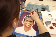 WCHS art students create portraits for Memory Project