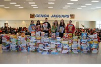 Genoa Students Donate 600 Boxes of Cereal to WARM