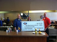 Skyline Chili Donates $500 to Huber Ridge Elementary School