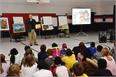 Prominent Illustrator Visits with Students at Huber Ridge Elementary School