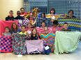 Whittier Students Make Quilts for Patients at the James Cancer Hospital