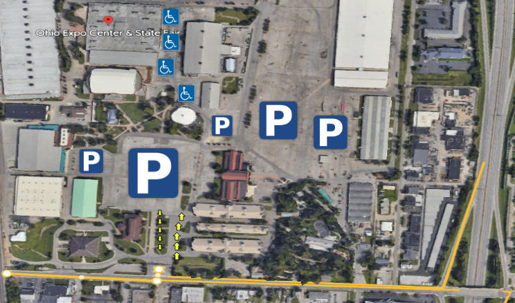 Westerville graduation parking map 2023