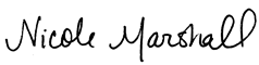 Nicole Marshall signature