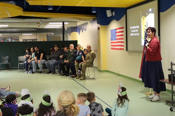 Preschool veterans day recognition program