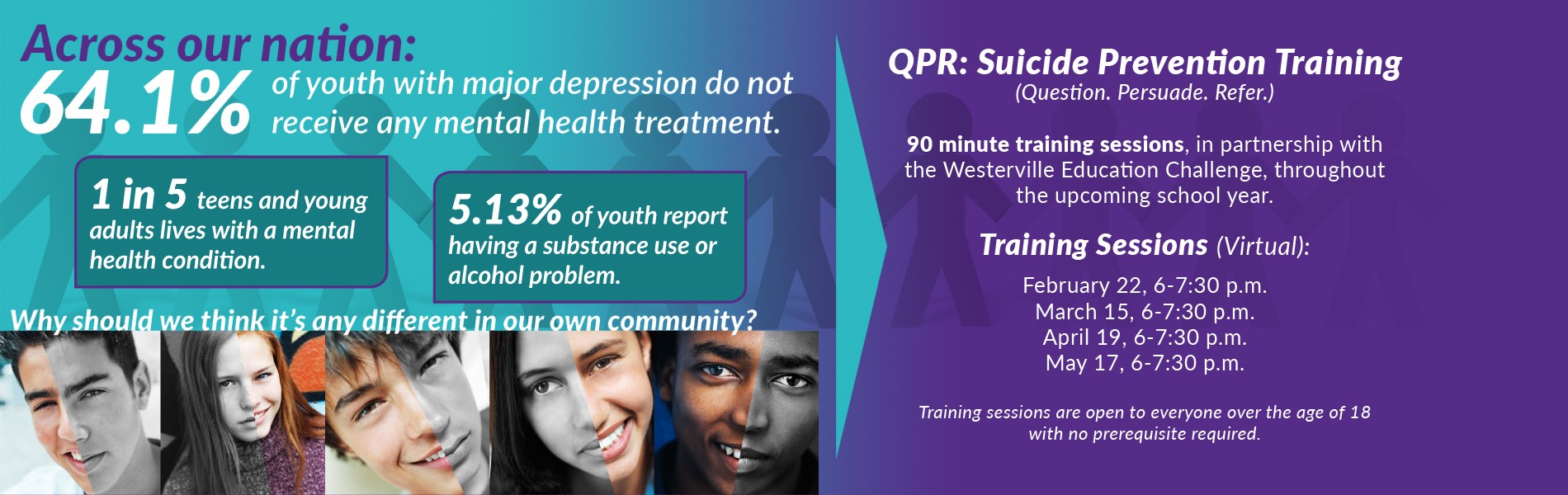 For more information about QPR, go to www.wcsoh.org/QPR