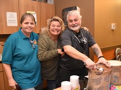 Transportation staff celebrate National Eat Ice Cream for Breakfast Day